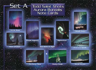 AuroraHunter Note Cards, Set A