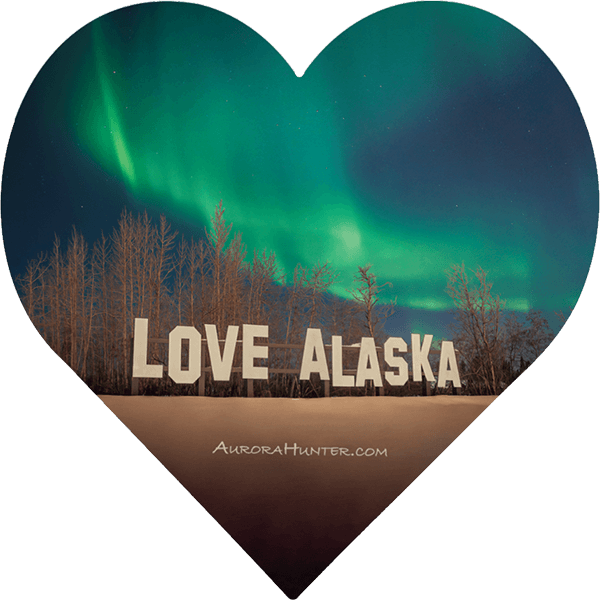 Love Alaska Sticker
